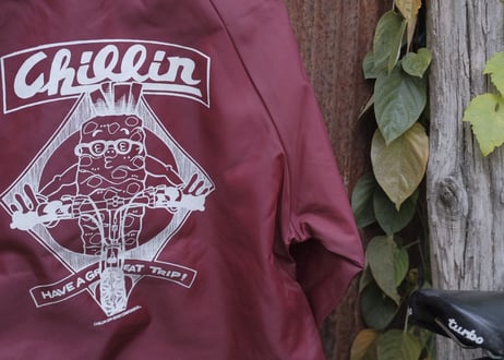 WASABI DIRT CLUB / TRIP DEADSTOCK NYLON COACH JACKET