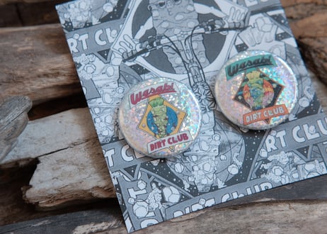 Sparkling * WASABI * PIN-BACK BUTTONS