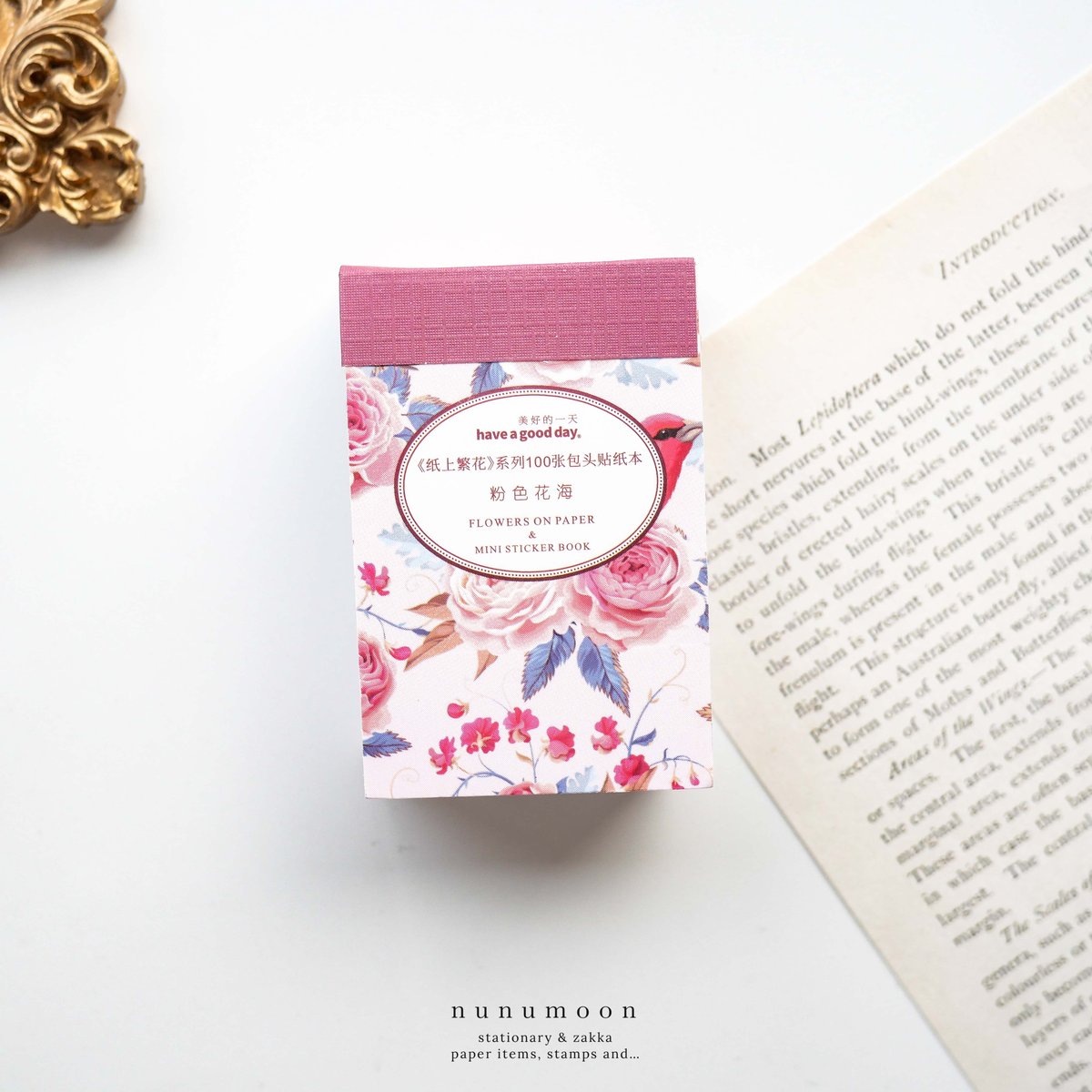 海外　時光浪漫舞曲シリーズ　ステッカーブック　コラージュペーパー　4種　240枚 海外 時光浪漫舞曲シリーズ ステッカーブック コラージュ