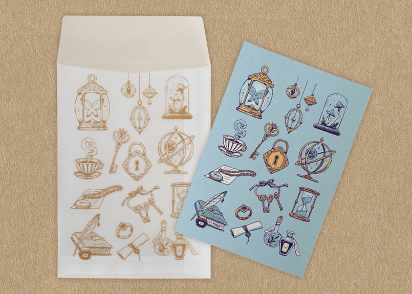 魔法使いの道具たち」ポストカード＆封筒セット | Vignette STORE