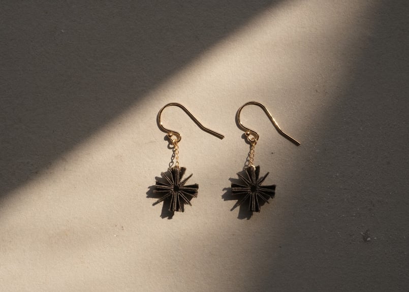 Bisai KagaMakie アクセサリーピアス Kinsai Ear Accessory - Fiori Azzurro