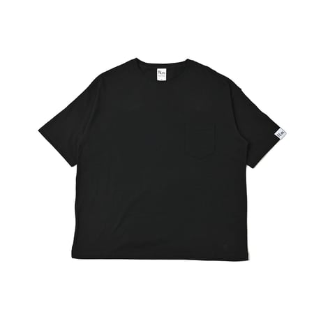 【送料無料】TシャツBST（黒）　シンプル　おしゃれ　メンズ　レディース　ビッグシルエット　ポケット付き