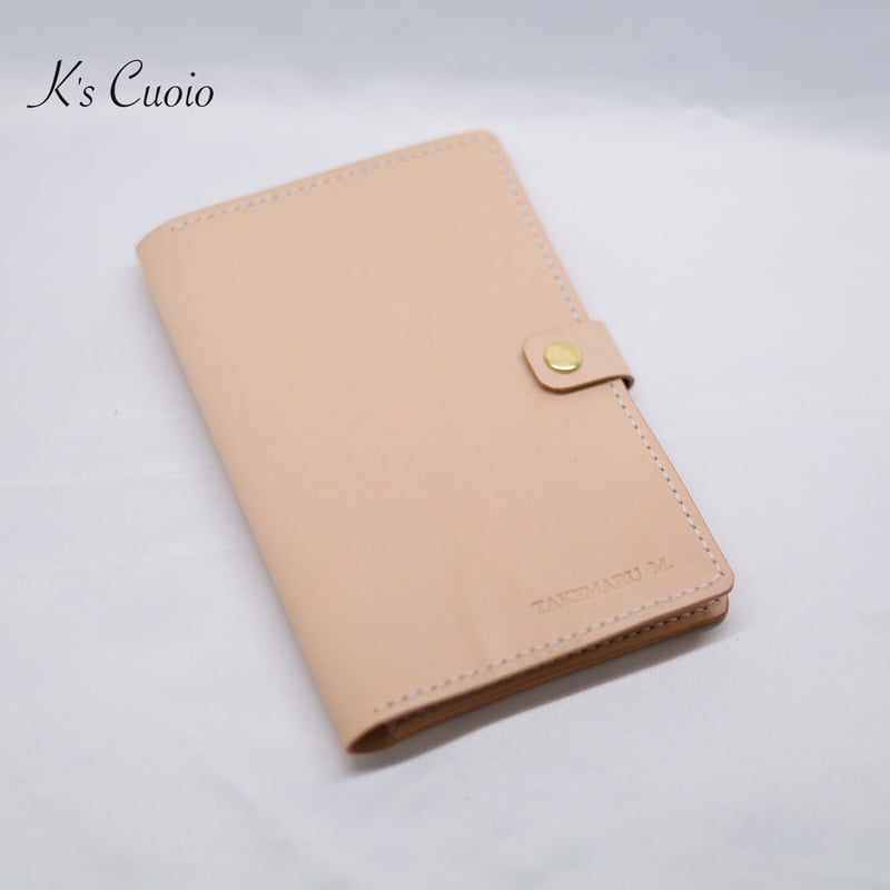 ♡yukiko♡｜お薬手帳ケース 本革 手縫い（オーダー品） 本革のお薬