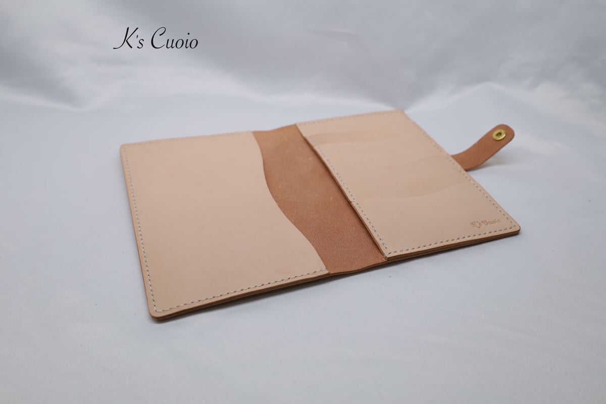 ♡yukiko♡｜お薬手帳ケース 本革 手縫い（オーダー品） 本革のお薬