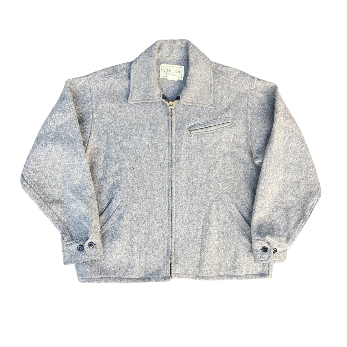 80's Vintage》Melton Outer-Wear Swing Top jacke
