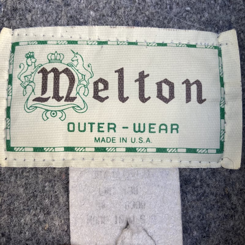 80's Vintage》Melton Outer-Wear Swing Top jacke