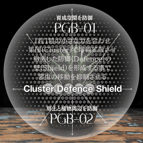 New 害虫移動抑制型植物保護剤 ✴︎PGB-02✴︎ '空間用'
