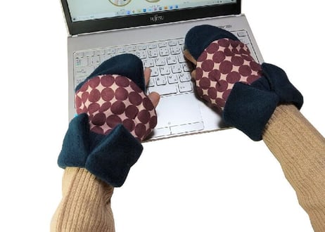 Moてぶくろ®＜わけあり品＞ネイビーワイン