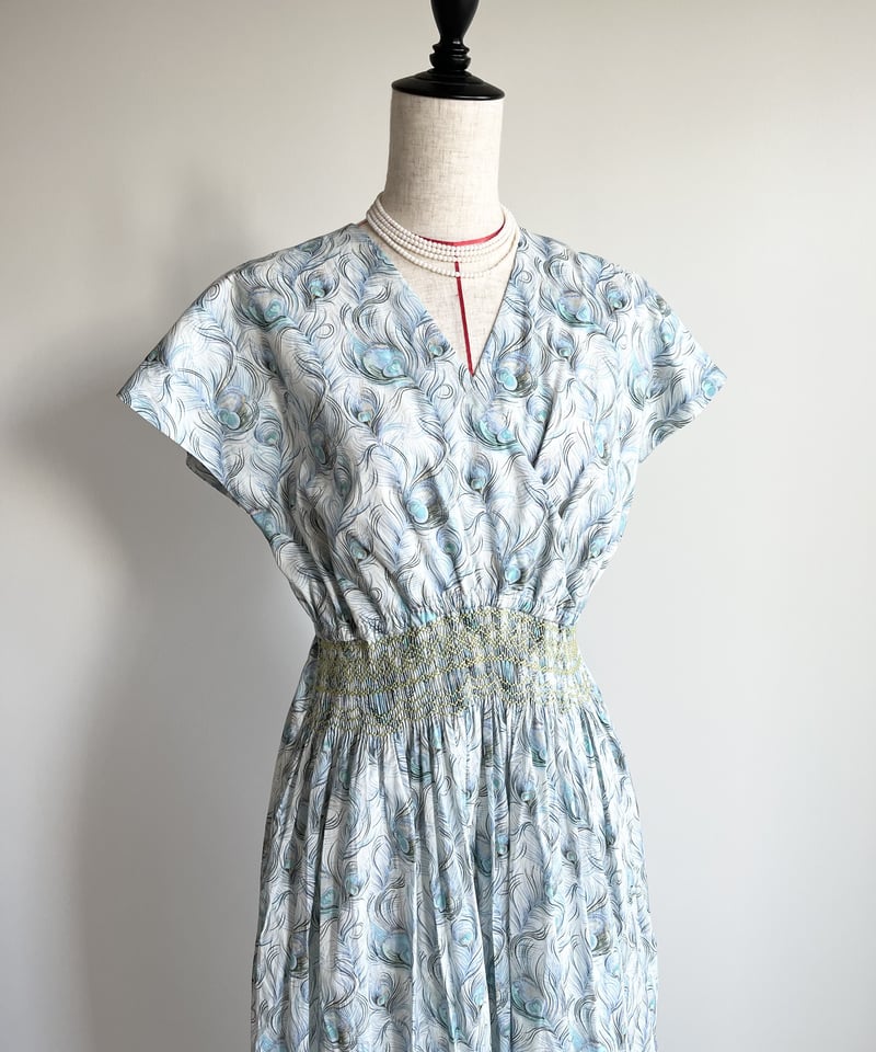 リバティ　カシュクールワンピース　授乳服 授乳ワンピース（カシュクール） | 《appure》リバティ・ファブリック