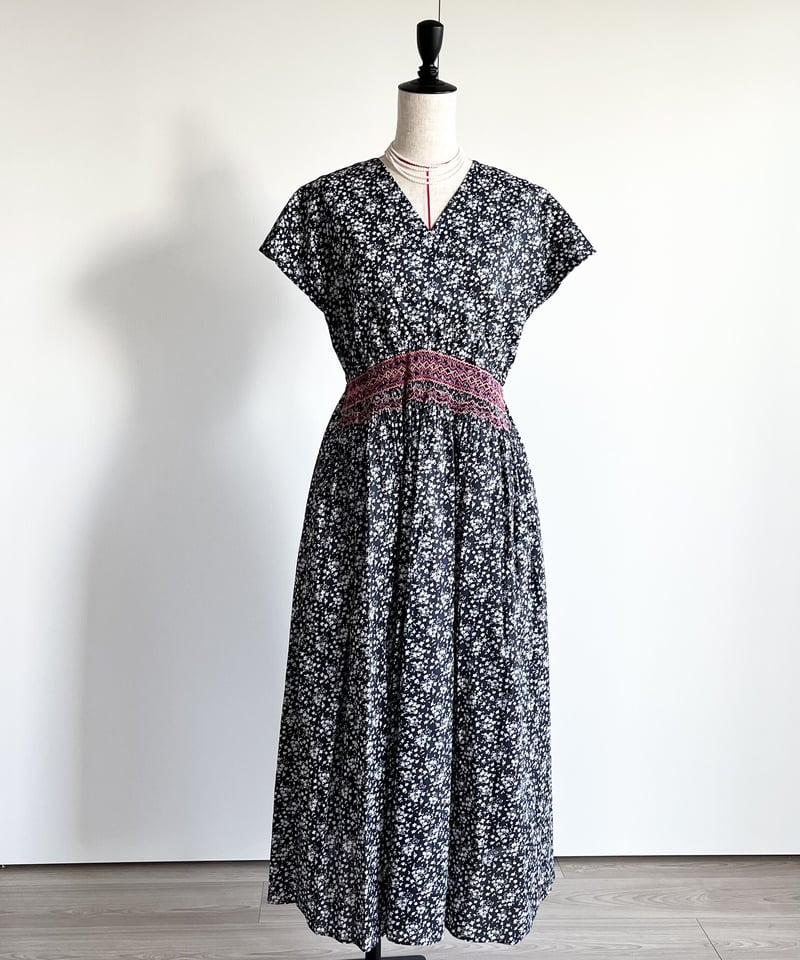 リバティ　カシュクールワンピース　授乳服 授乳ワンピース（カシュクール） | 《appure》リバティ・ファブリック