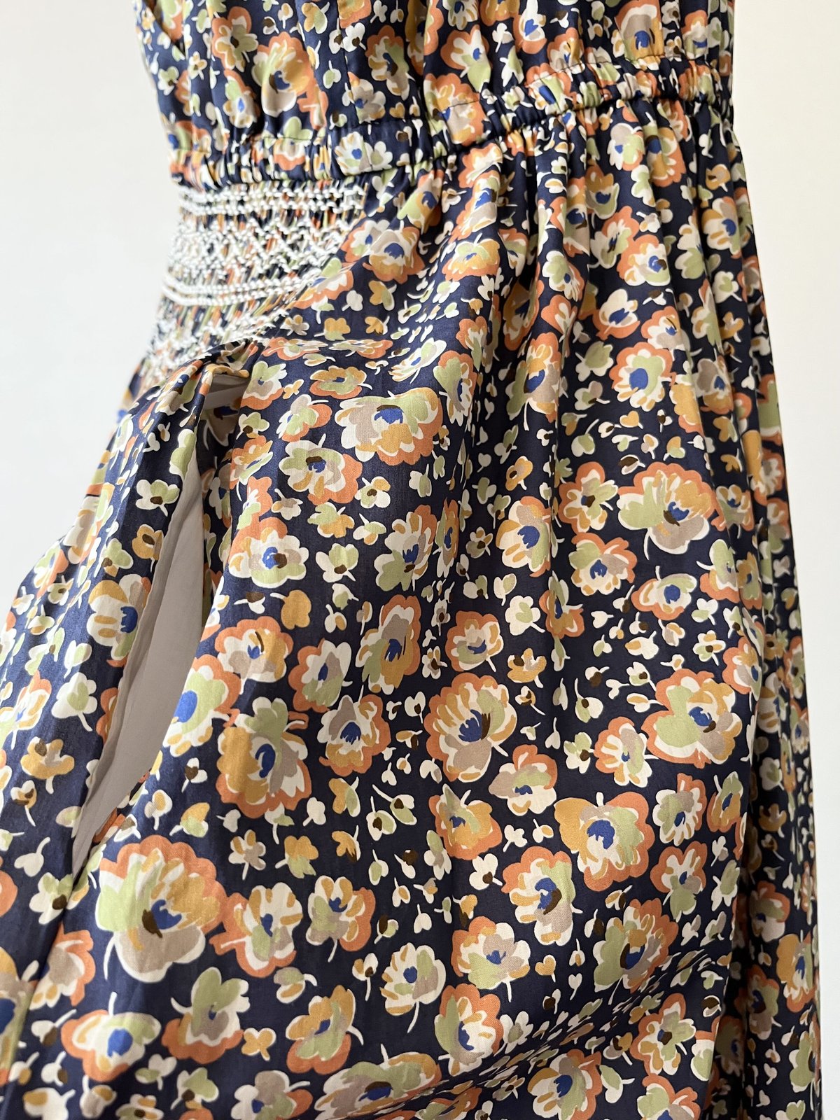 リバティ　カシュクールワンピース　授乳服 授乳ワンピース（カシュクール） | 《appure》リバティ