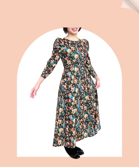 リクエストにお応えして再入荷♡　《型紙》ギャザースリーブワンピース/ブラウス