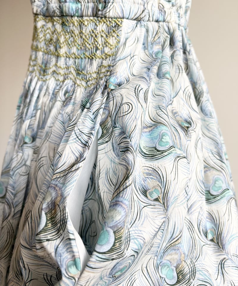 リバティ　カシュクールワンピース　授乳服 授乳ワンピース（カシュクール） | 《appure》リバティ・ファブリック