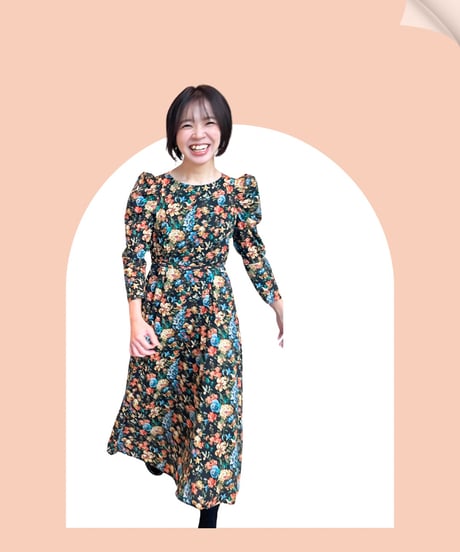 リクエストにお応えして再入荷♡　《型紙》ギャザースリーブワンピース/ブラウス