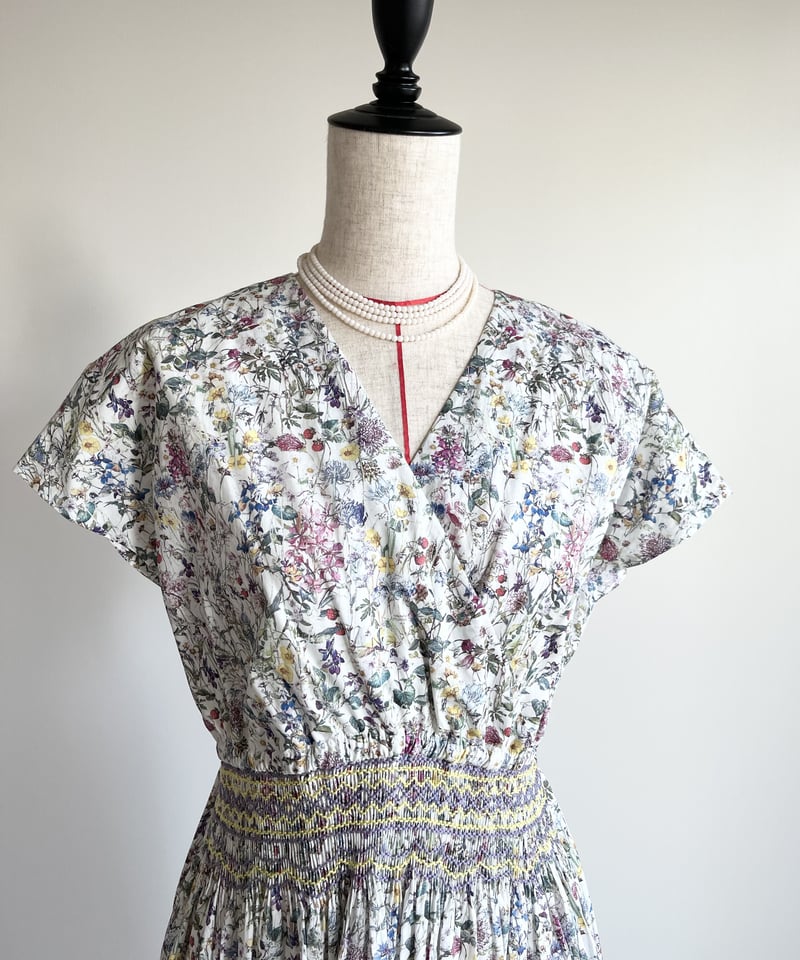 授乳ワンピース（カシュクール） | 《appure》リバティ・ファブリック