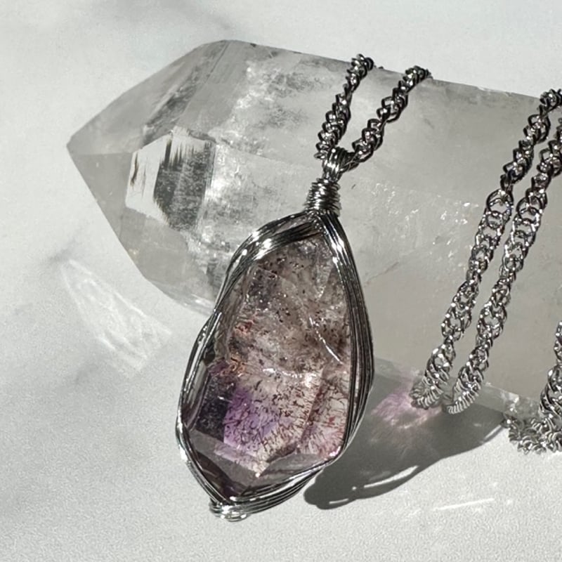 アメジストエレスチャル アメジストエレスチャルブレスレット - 埼玉県吉川市の天然石専門店