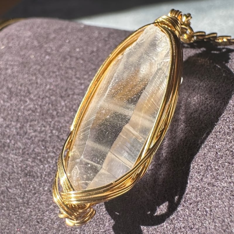 レムリアンシード水晶原石 ネックレス | F, Stone & E.O