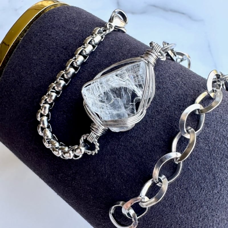 ペタライト原石 ブレスレット | F, Stone & E.O