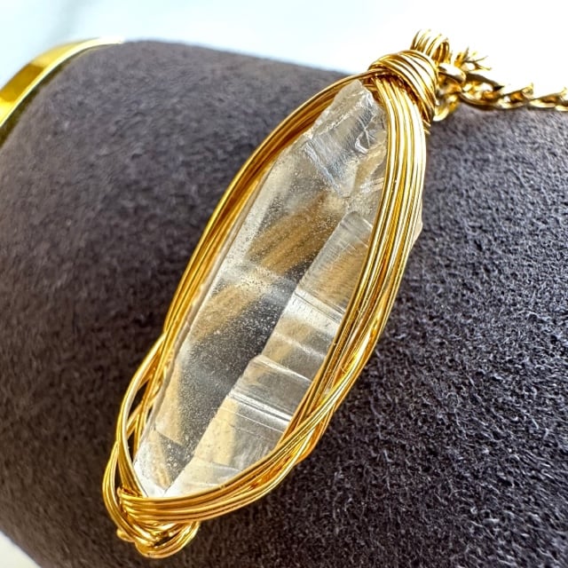 レムリアンシード水晶原石 ネックレス | F, Stone & E.O