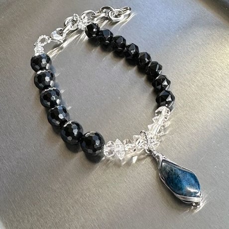 t ama◆オイルインクォーツブレスレット✧両剣水晶 t ama様専用◇オイルインクォーツブレスレット✧両剣水晶