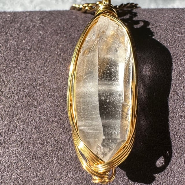 レムリアン水晶のネックレス！レムリアの記憶！すっごいパワー！特別な石！ レムリアン水晶のネックレス！レムリアの記憶！すっごいパワー！特別な