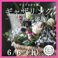 【6月6日（土）】寄せ植え体験 by アトリエかざ華《世羅高原花の森》