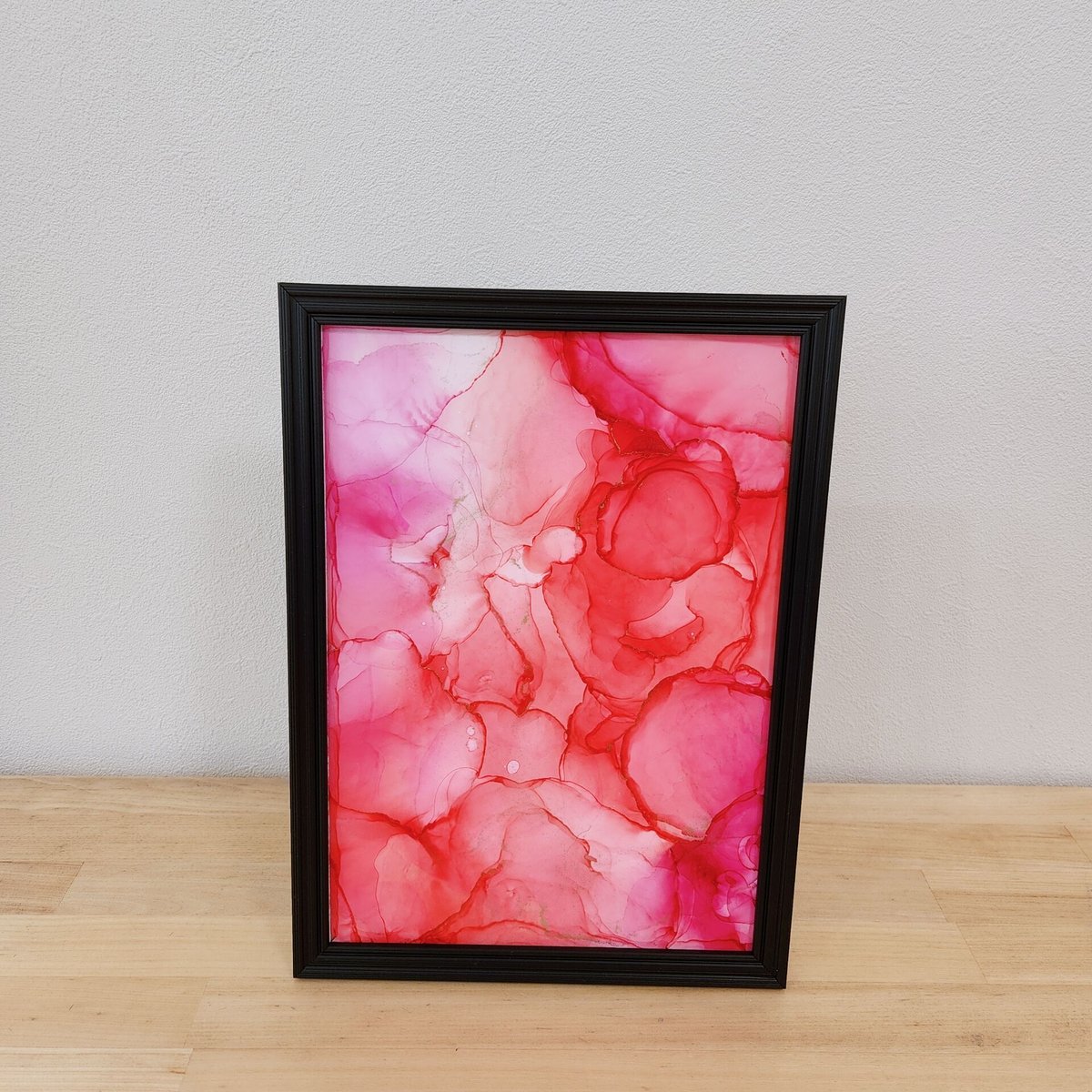 大理石のようなアルコールインクアートパネル⭐︎原画 アルコール