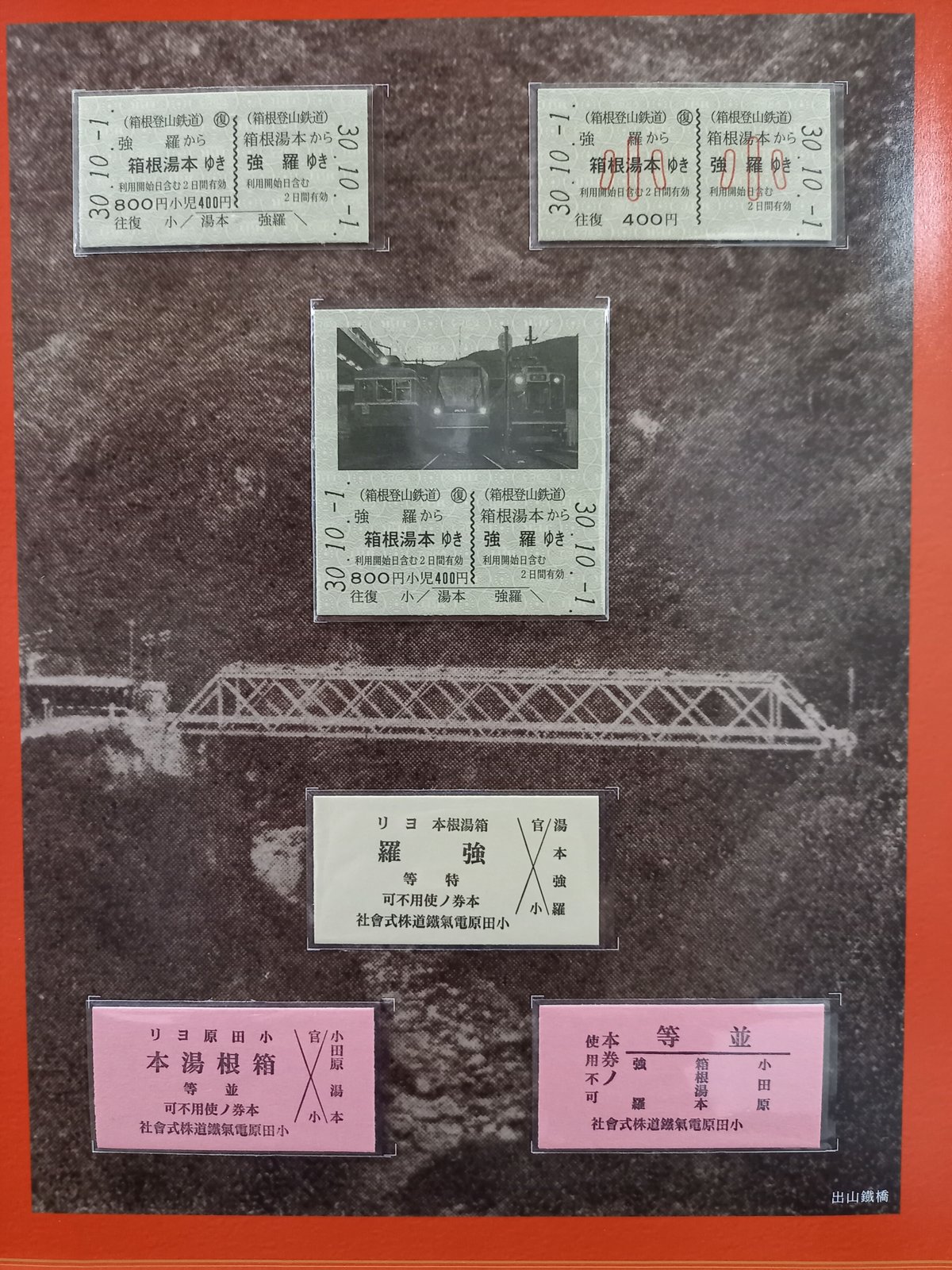 創業130周年記念きっぷ（コレクション用：乗車券使用不可） | 箱根登山