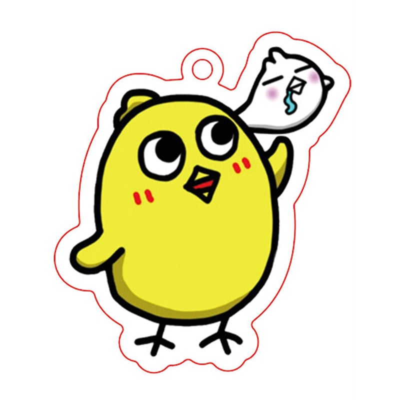 新品】 ひよこ書店応援グッズ 新・ひよこ店長アクリルキーホルダー