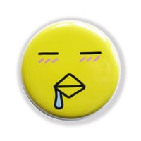 【新品】新入荷！隠れた人気商品・・ド根性ひよこ店長 缶バッジ！！