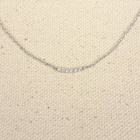 ダイヤ入バーネックレス