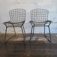 70s Knoll wire chair set kids