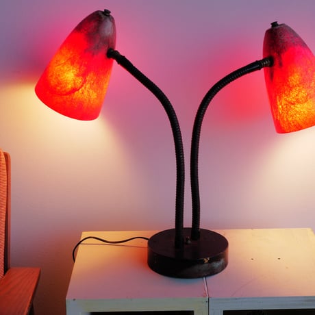 50sRed Fiber glass lamp  2