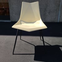 50s Paul McCobb origami chair  whtite