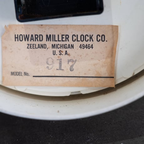 60s Howard Miller clock