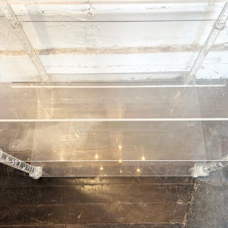 90s Acryl shelf wagon