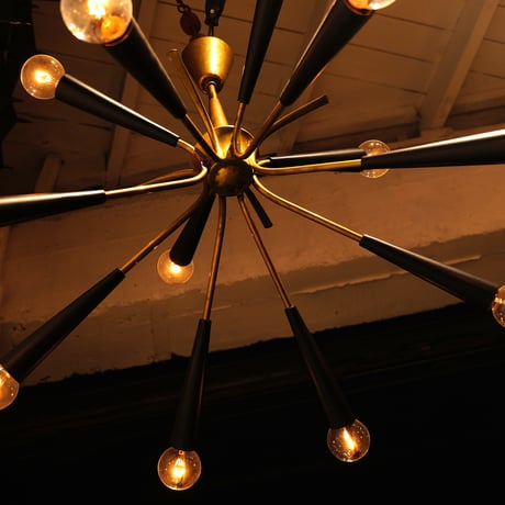 50s Germany sputnik lamp  Black
