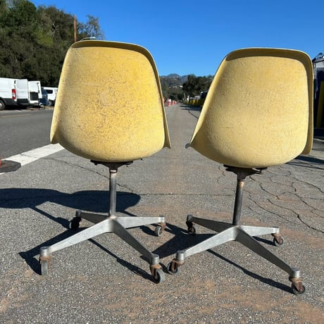 60s Eames shell chair set