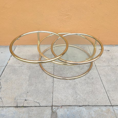 70s Hollywood regency golden table