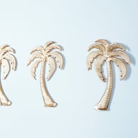 Golden palm trees