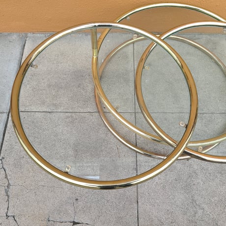 70s Hollywood regency golden table