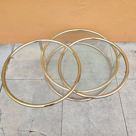70s Hollywood regency golden table