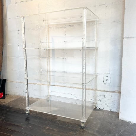 90s Acryl shelf wagon