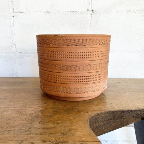 70s Italian terracotta pot