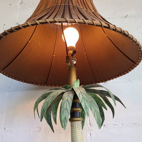 70s Palm tree lamp
