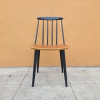 'J77' Stickback Chairs by Folke Palsson for FDB Mobler, Denmark.