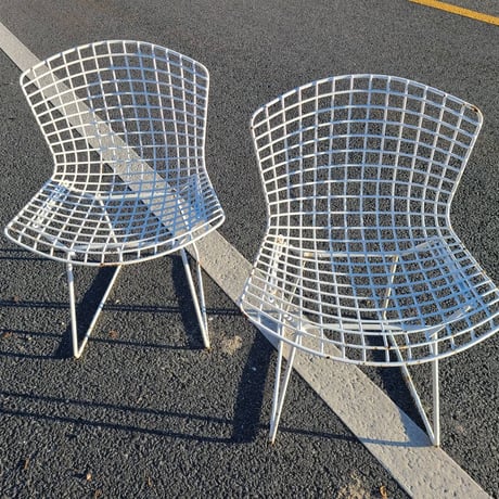 60s Knoll wire chair set