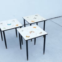 60s　Butterfly side table set