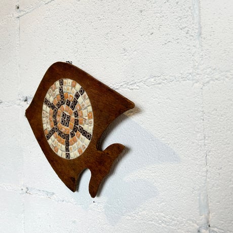 70s Tile fish hot pad