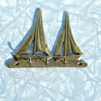 Wall sculpture Yacht   key holder